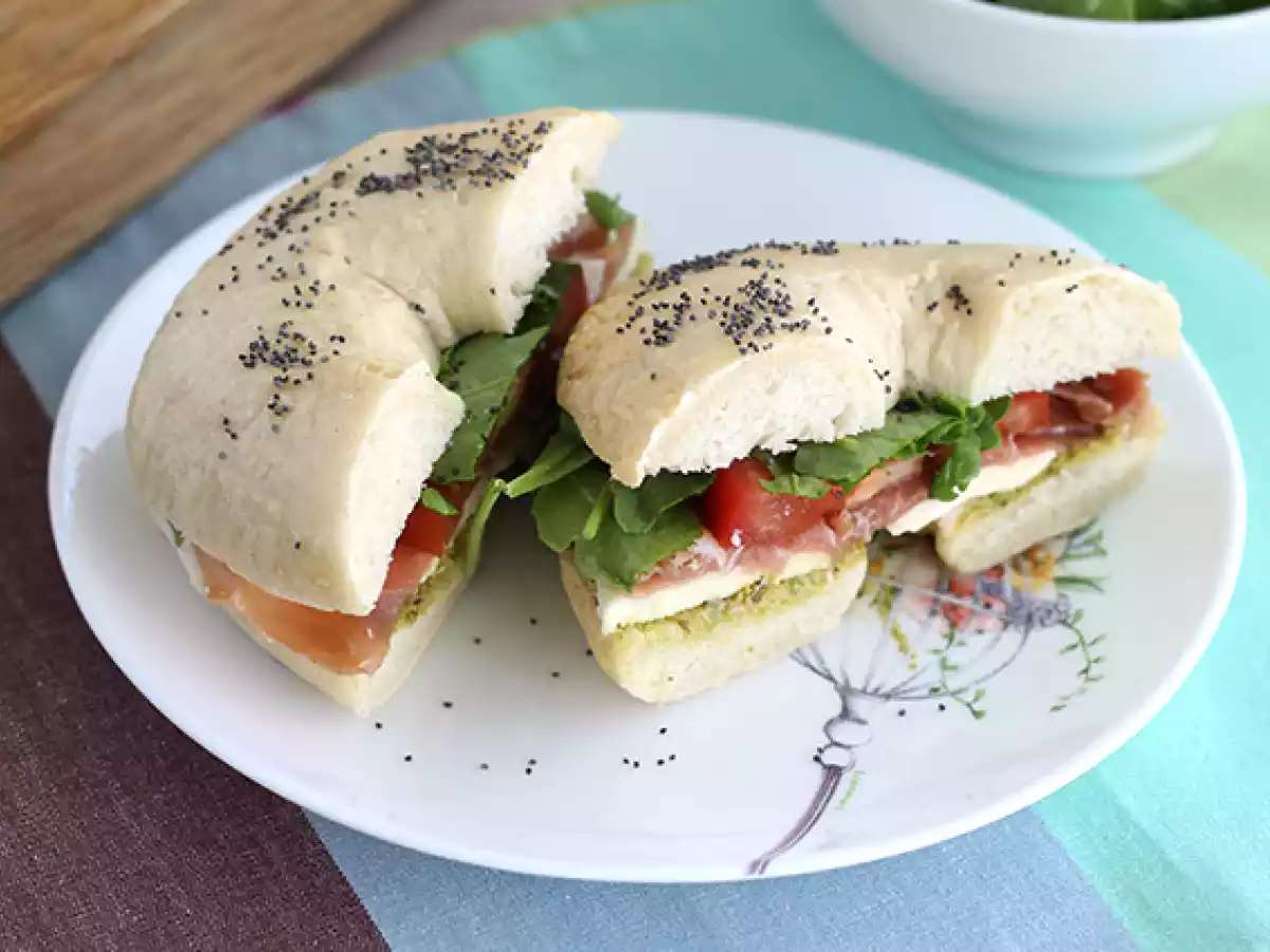 Receita Bagel italiano, fácil e rápido