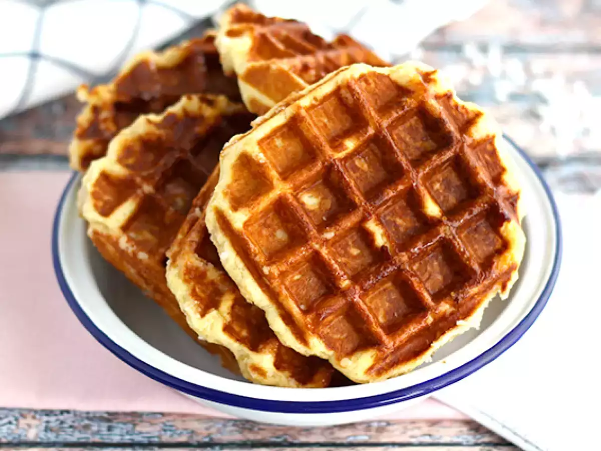 Receita Waffles de liège, receita com vídeo