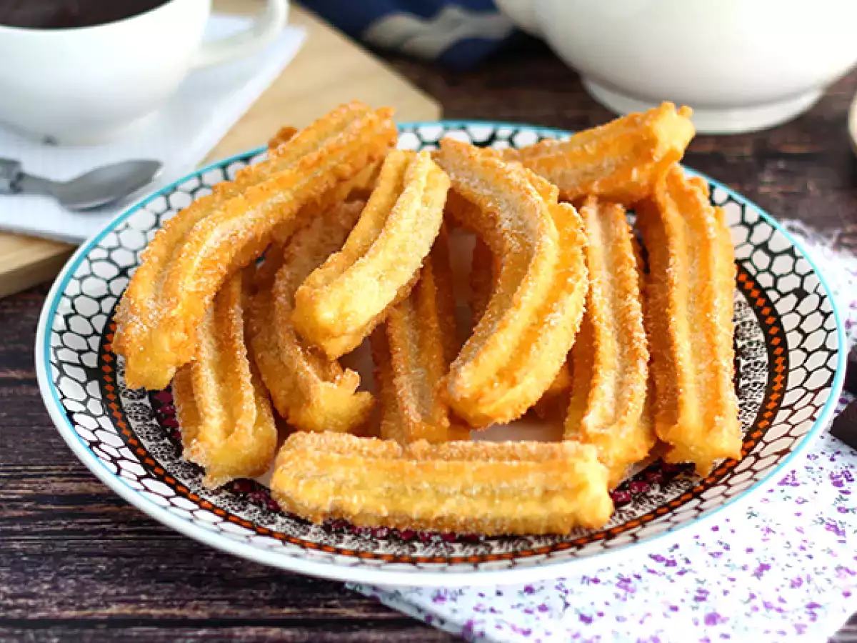 Receita Churros crocantes