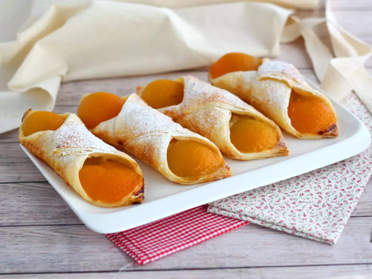 Receita Folhados de damasco, original oranais