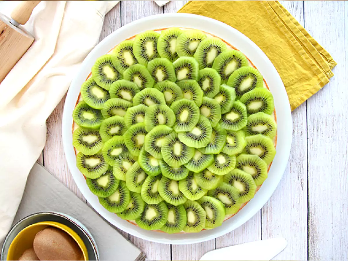 Receita Tarte de kiwi (torta de kiwi)