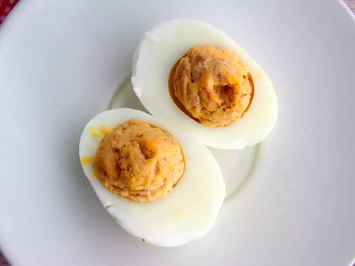 Receita Ovos mimosa, sabor atum