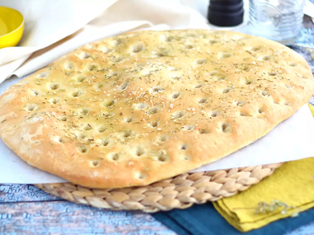 Receita Focaccia, o pão italiano perfumado
