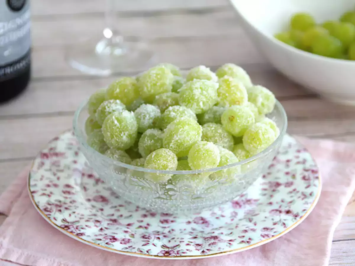 Receita Uvas com prosecco (embriagado de uva)