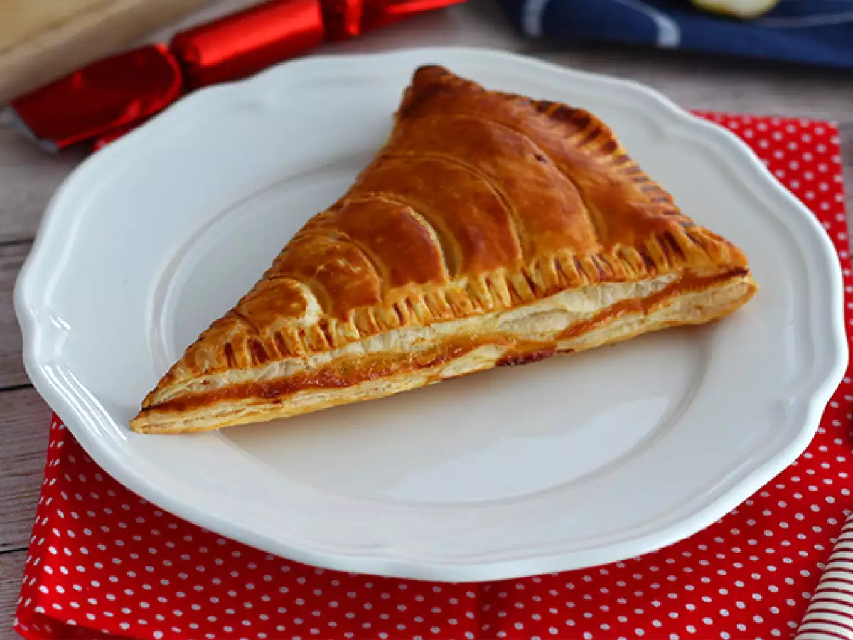 Receita Galette dos reis com pera (dia dos reis)