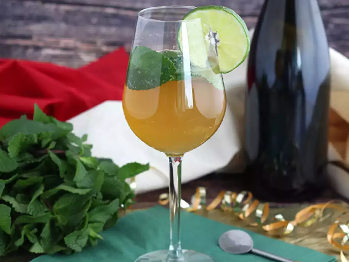 Receita Mojito royal (com champanhe)