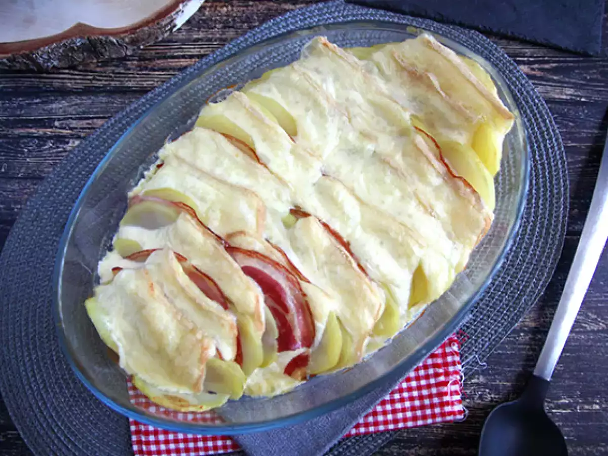 Receita Gratinado de batata com queijo