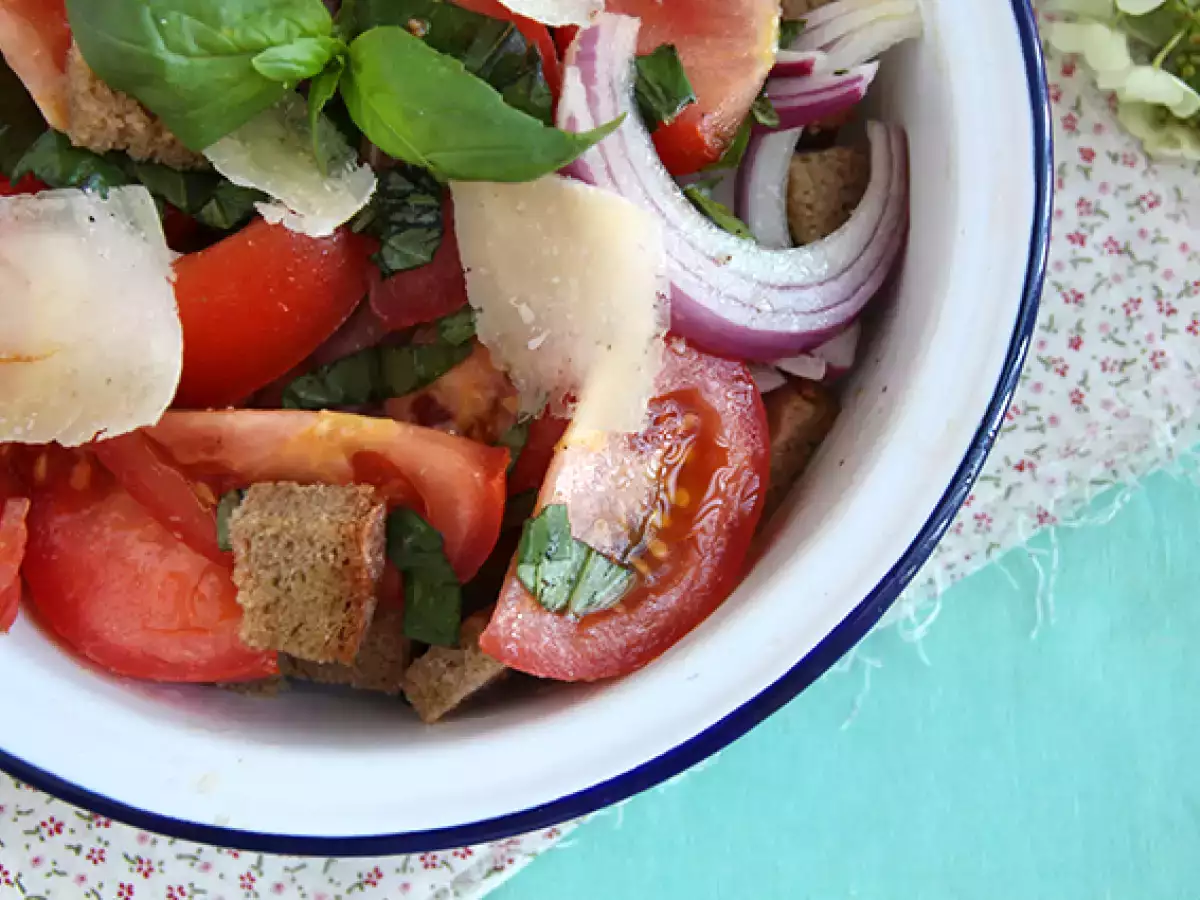 Receita Salada panzanella