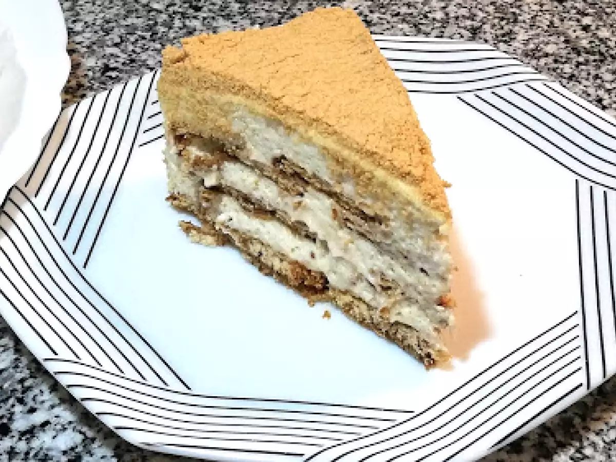 Receita Bolo de bolacha (sem manteiga)