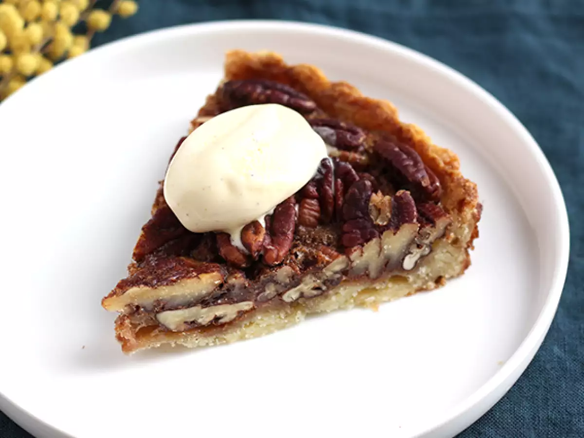 Receita Pecan pie (tarte americana de nozes pecan)