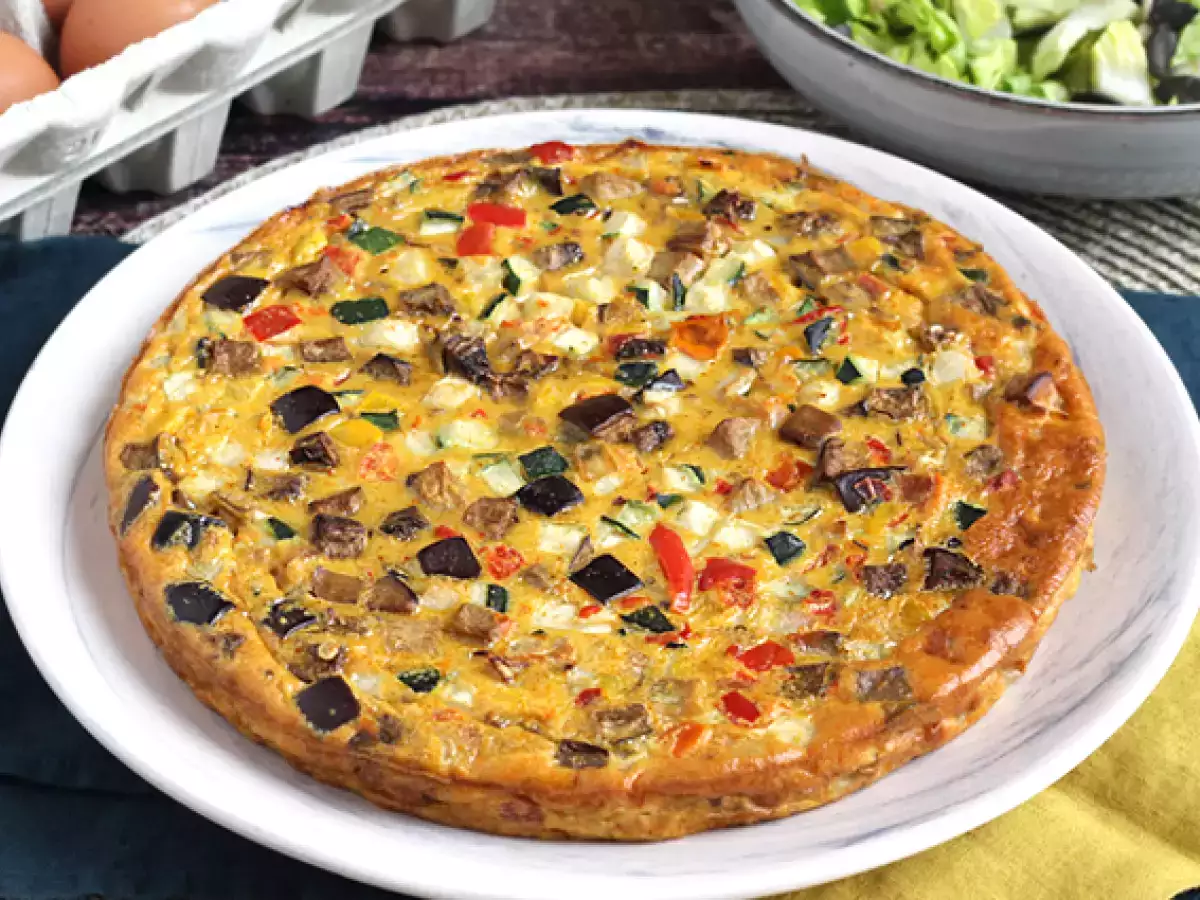 Receita Flan de legumes