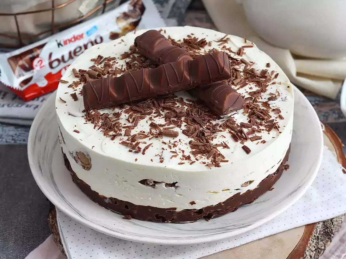 Receita Cheesecake de kinder bueno (sem forno)
