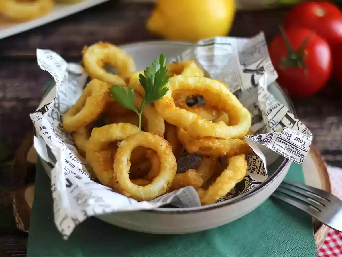 Receita Lulas fritas