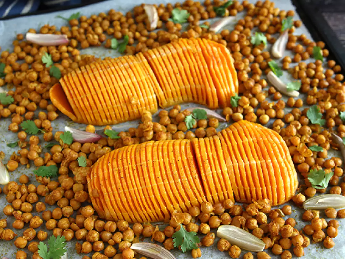 Receita Abóbora hasselback