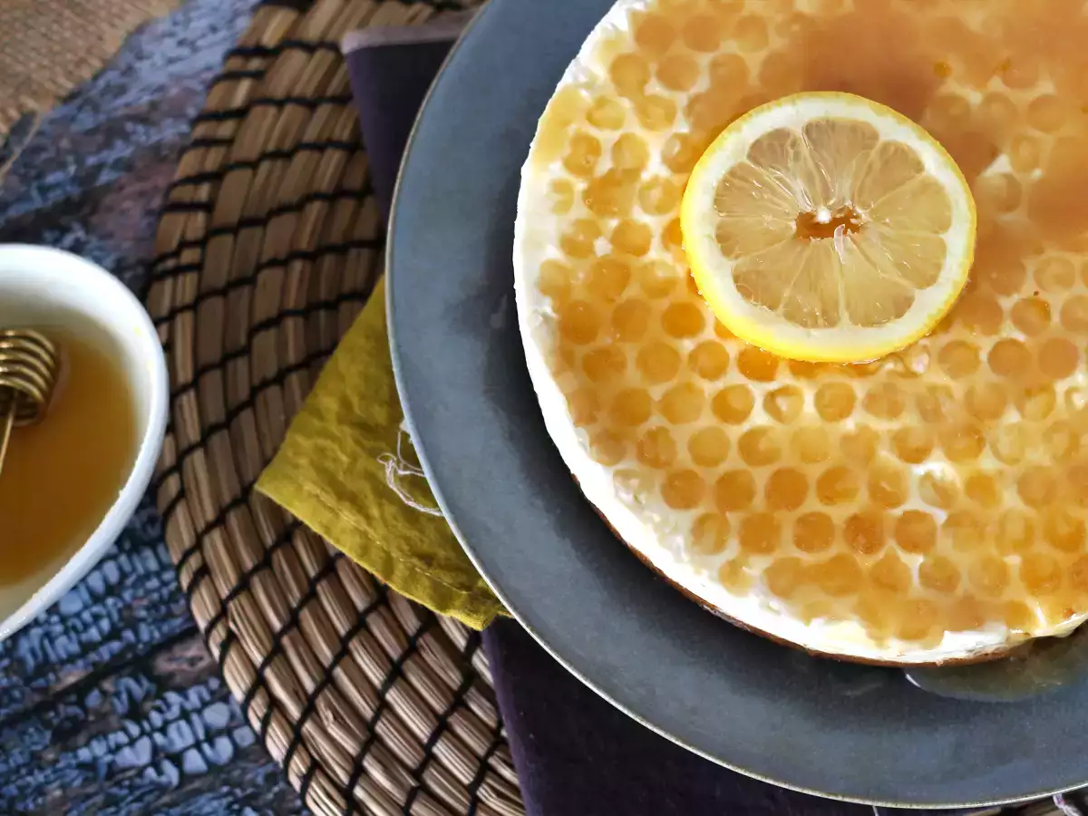 Receita Cheesecake de limão e mel (sem cozimento)