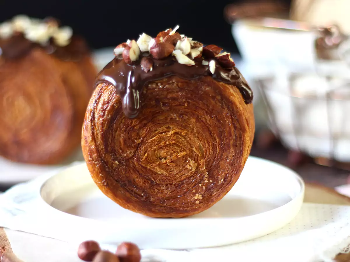 Receita New york roll, a nova tendência do croissant de chocolate