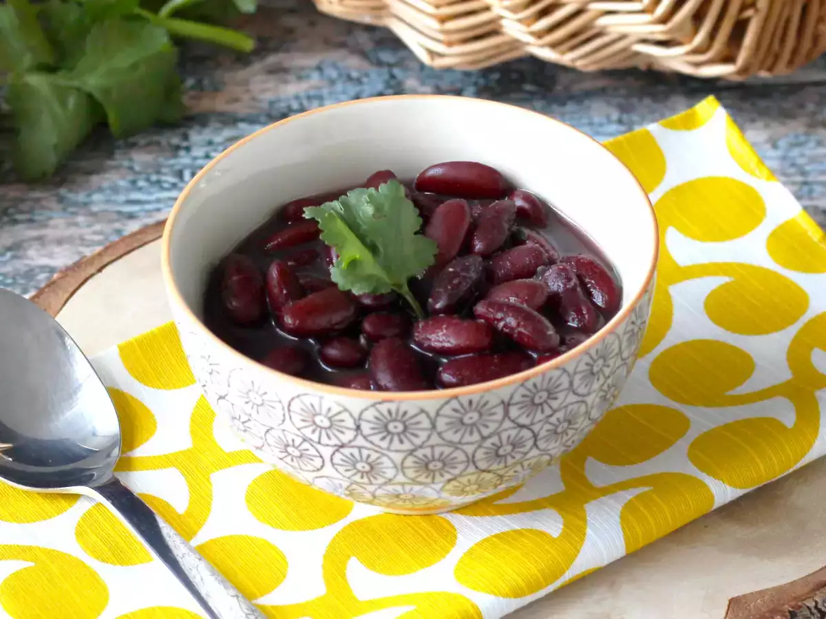 Receita Como cozinhar feijão vermelho sem panela de pressão?