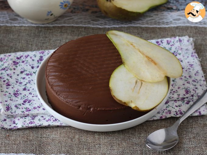 Fudge de chocolate com pera, o doce americano feito com 2 ingredientes