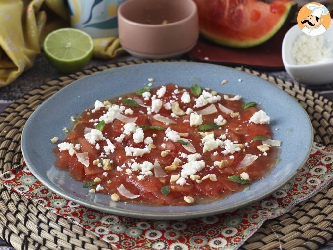 Carpaccio de melancia: um frescor inesquecível!