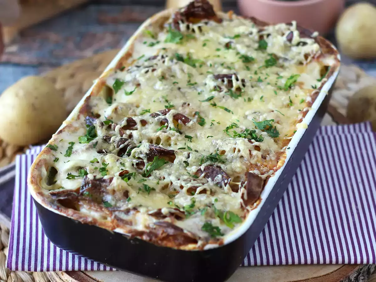 Receita Batata gratinada na air fryer