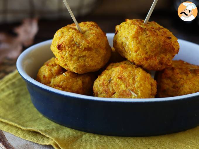 Bolinhos de abóbora na air fryer