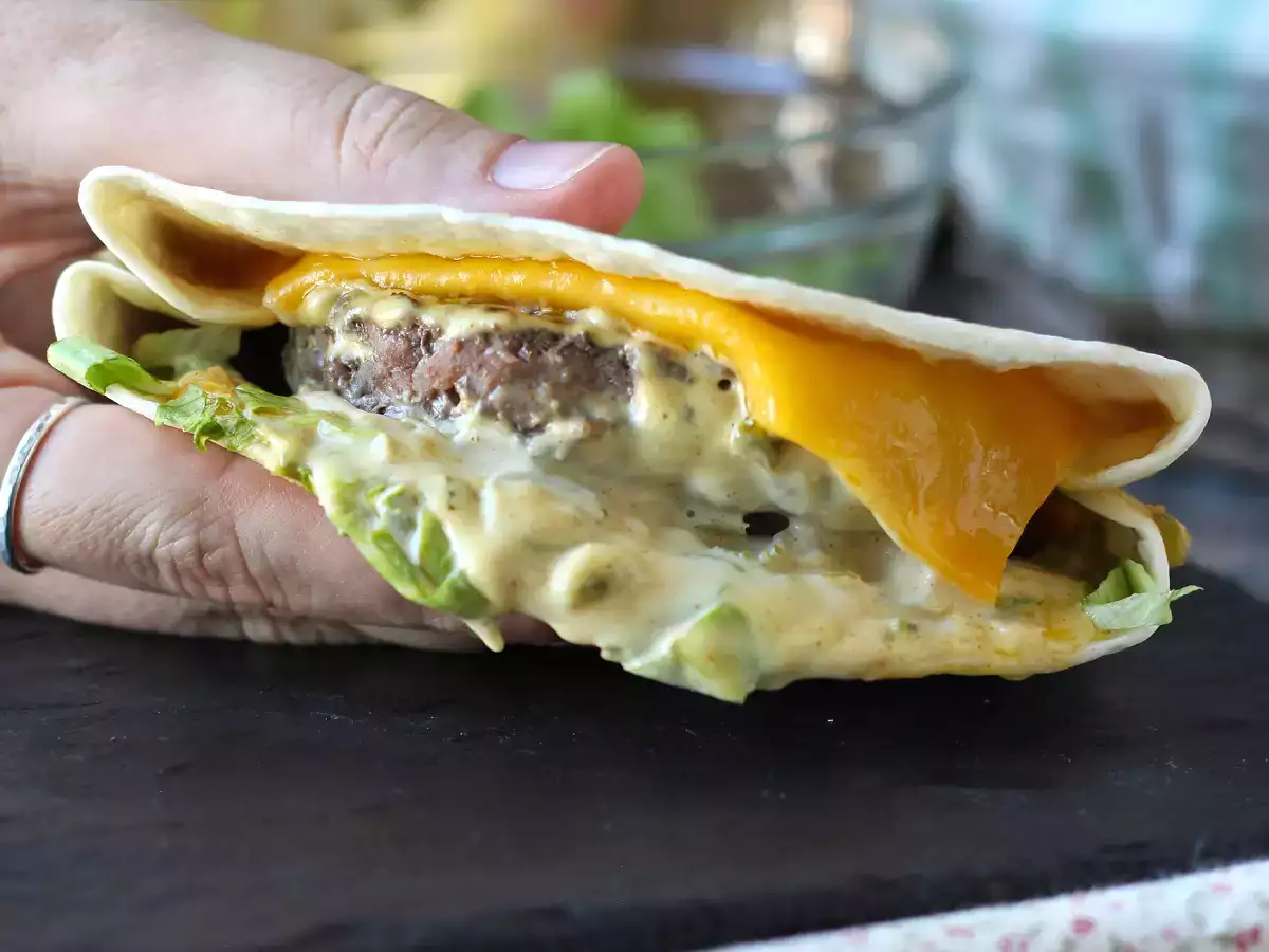 Receita Wraps no estilo big mac, rápidas, práticas e econômicas