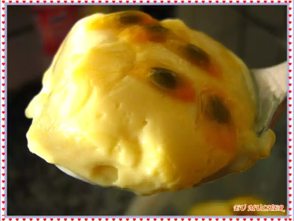 Receita Mousse de maracujá