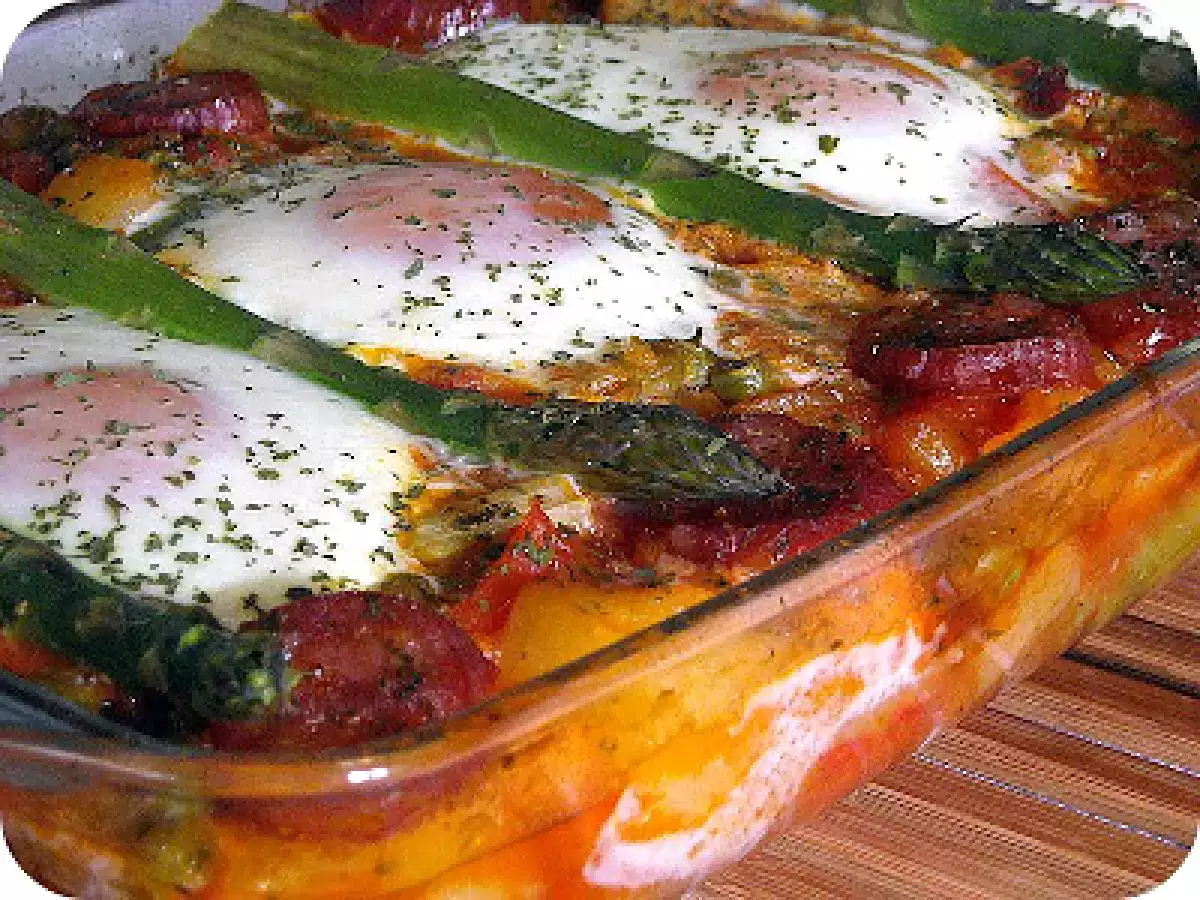 Receita Ovos no forno à espanhola