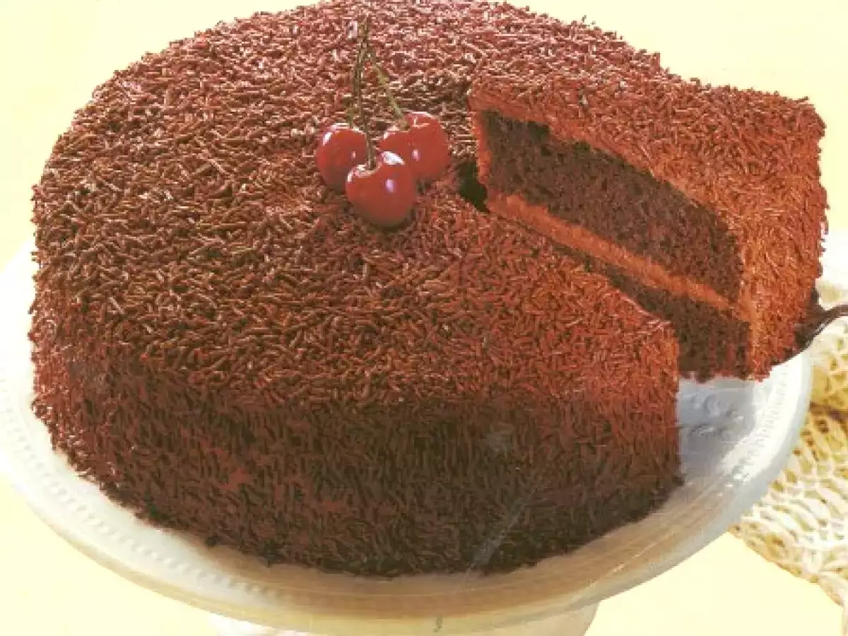 Receita Bolo brigadeiro