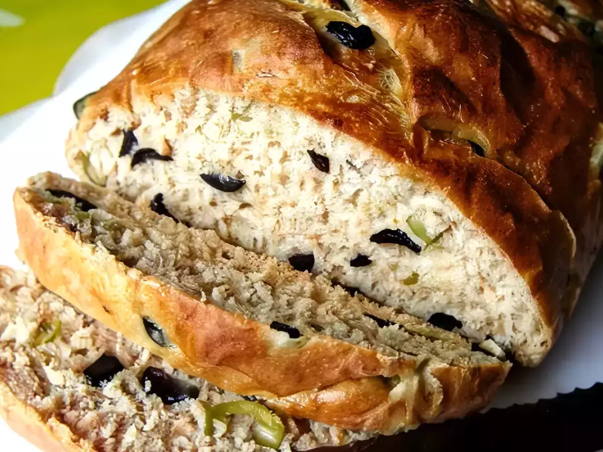 Receita Pão de azeitona