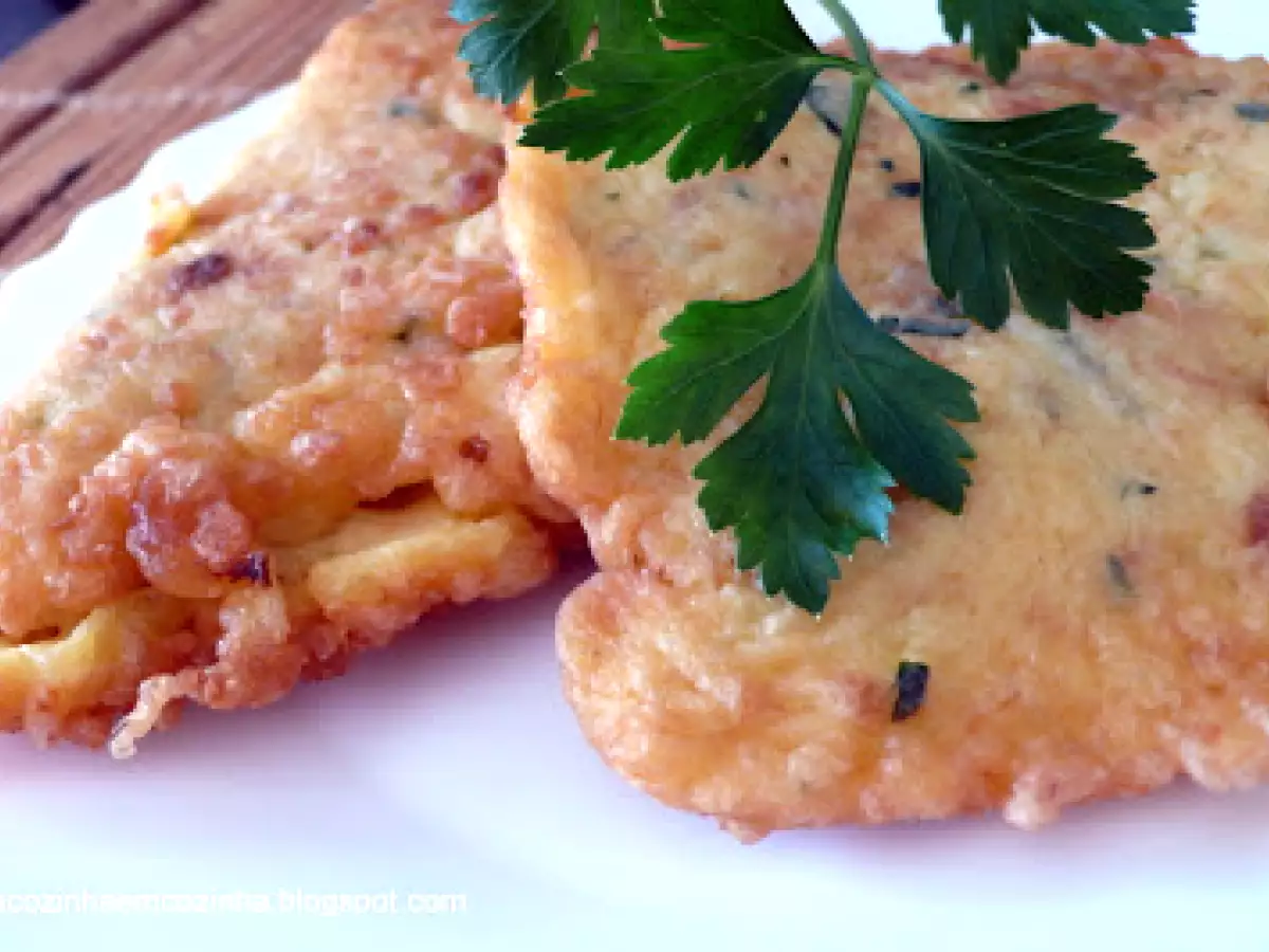 Receita Iscas / pataniscas de bacalhau