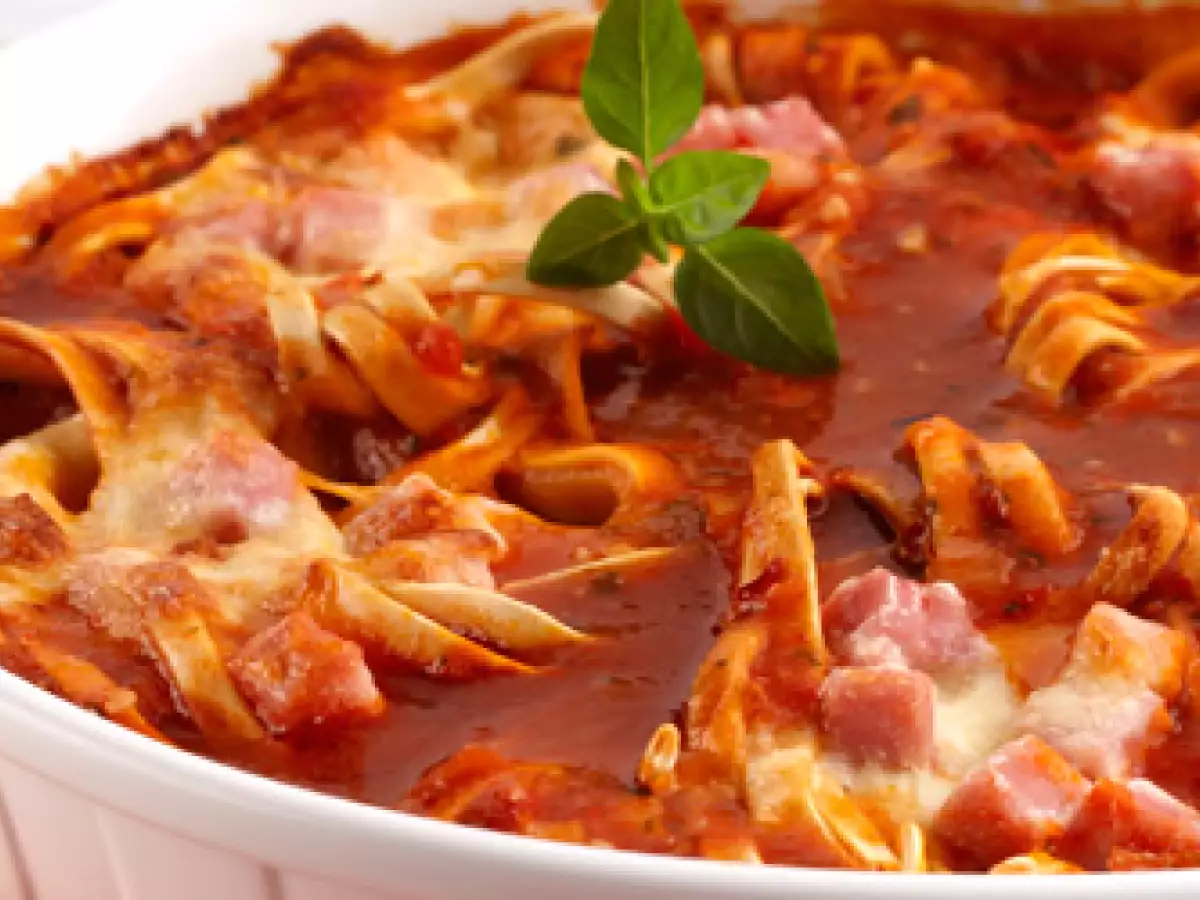 Receita Macarrão de forno