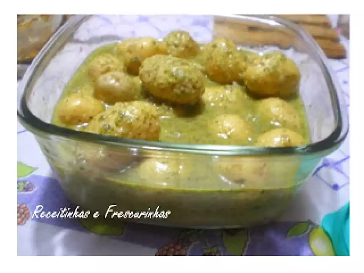 Receita Conserva de batata bolinha