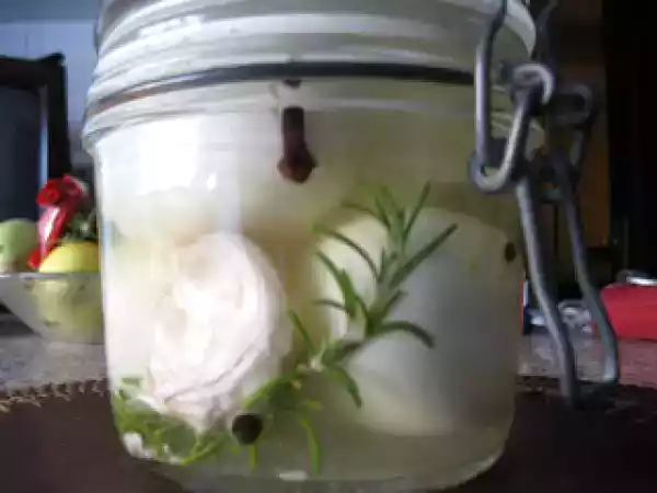 Receita Ovos em conserva