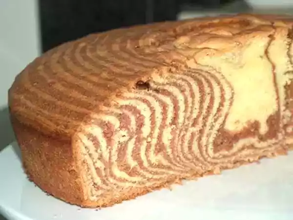 Receita Bolo zebra