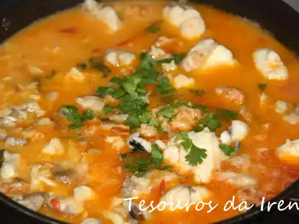 Receita Arroz de tamboril à moda algarve