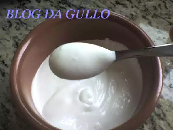 Receita Molho/maionese de alho