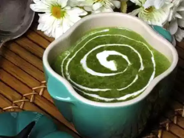 Receita Sopa de espinafre