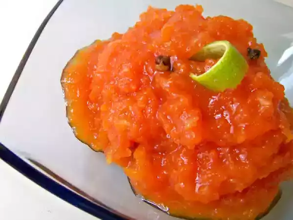 Receita Doce de abóbora com coco