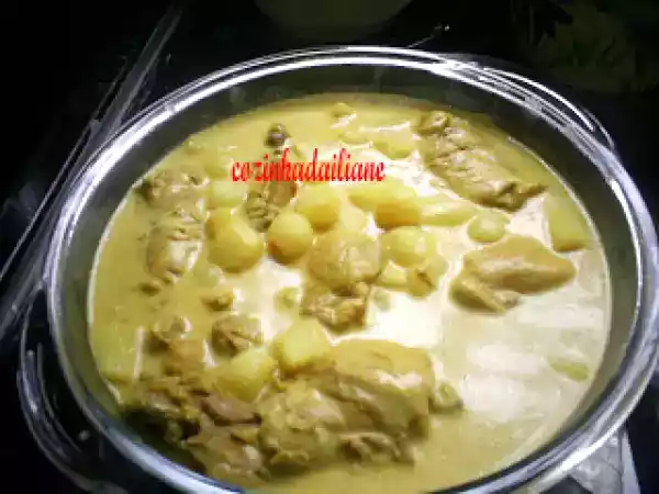 Receita Frango com maionese