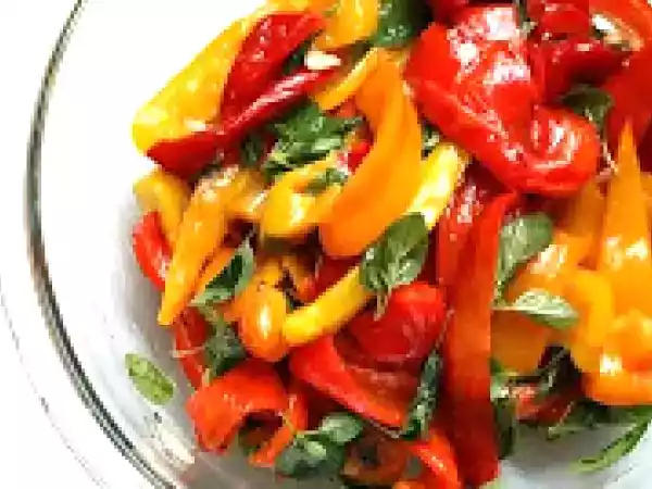 Receita Pimentão marinado (vegana)
