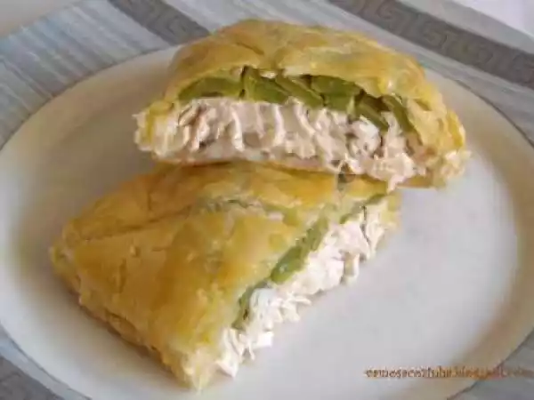 Receita Filete de peixe com massa folhada