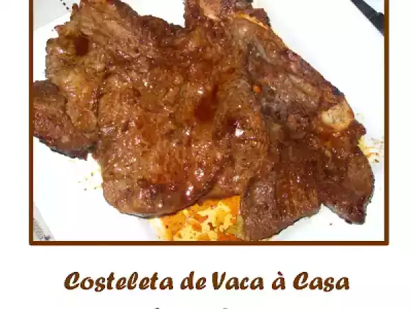 Receita Costeleta de vaca à casa