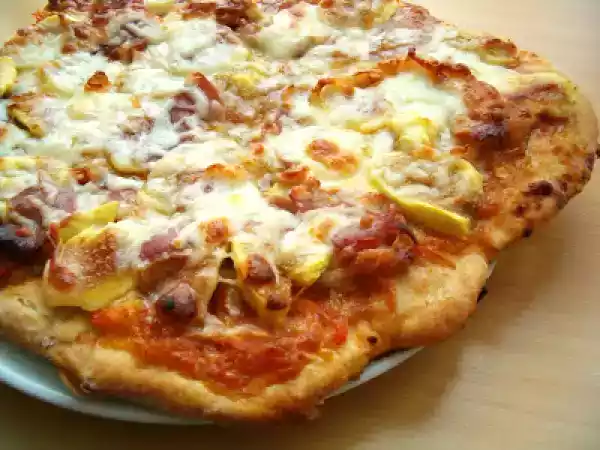 Receita Pizza de figos e presunto