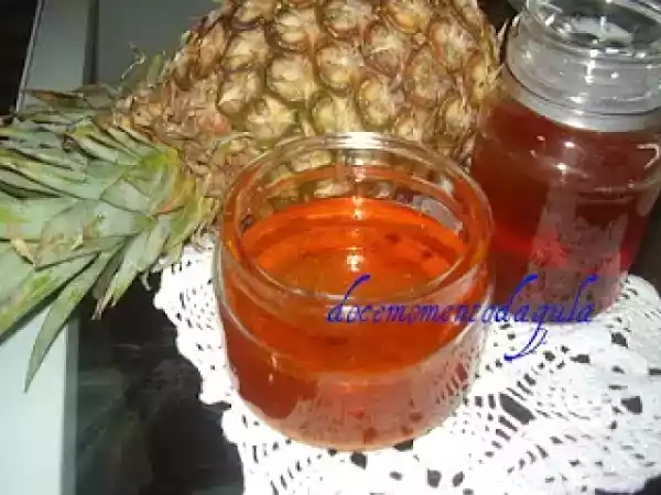 Receita Geléia com casca de abacaxi