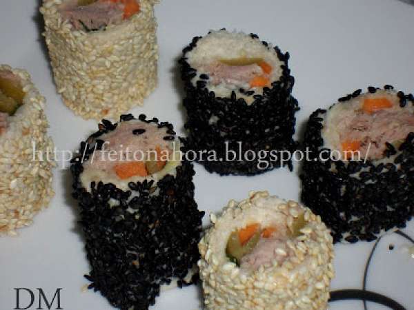 Receita Falso sushi