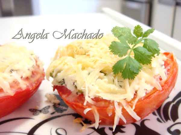 Receita Tomate recheado de ricota