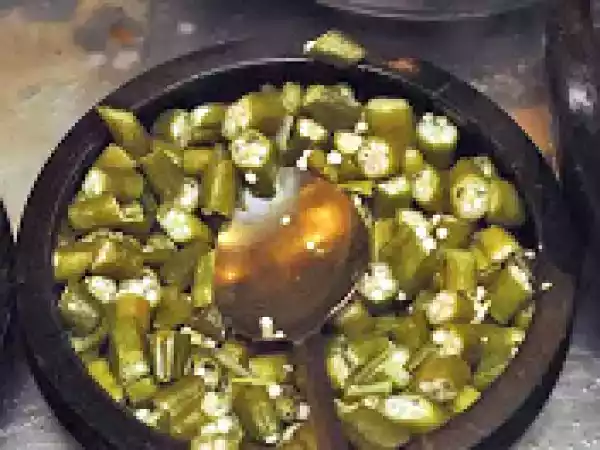 Receita Quiabo refogado (vegana)