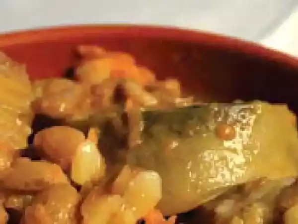 Receita Feijão com abóbora e batata-doce