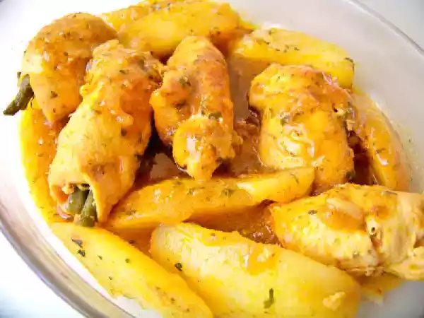 Receita Bife à rolê de frango